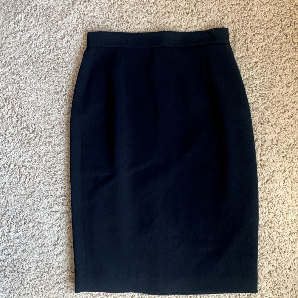 Classic Black Pencil Skirt